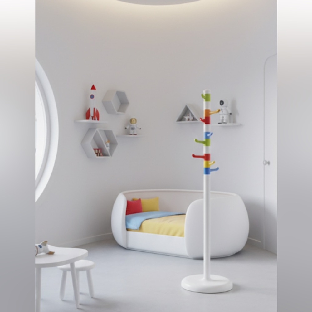 Vintage IKEA Krokig modular coat rack design by Annie Huldén & Sanna Dahlman 90s